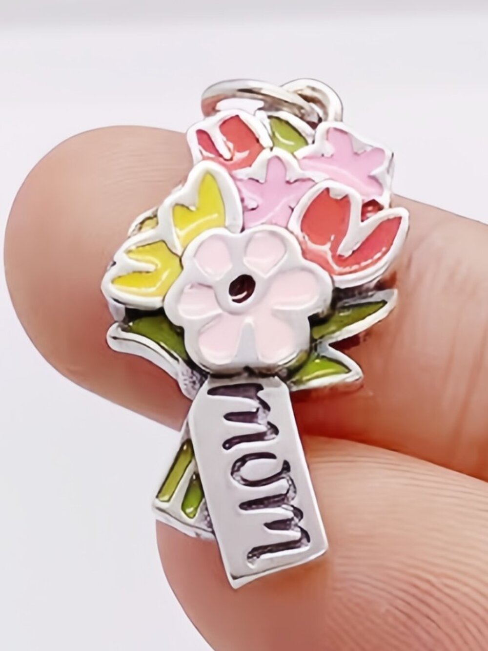 James Avery Enamel Bouquet For Mom Charm